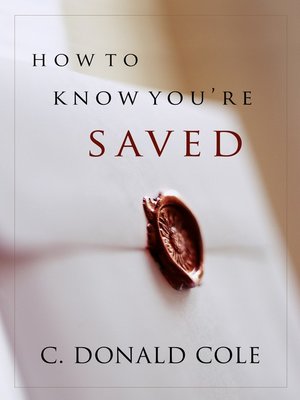 cover image of How to Know You're Saved